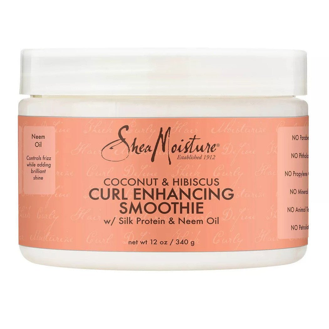 Shea Moisture - Coconut Hibiscus Curl Enhancing Smoothie - Colorful Black
