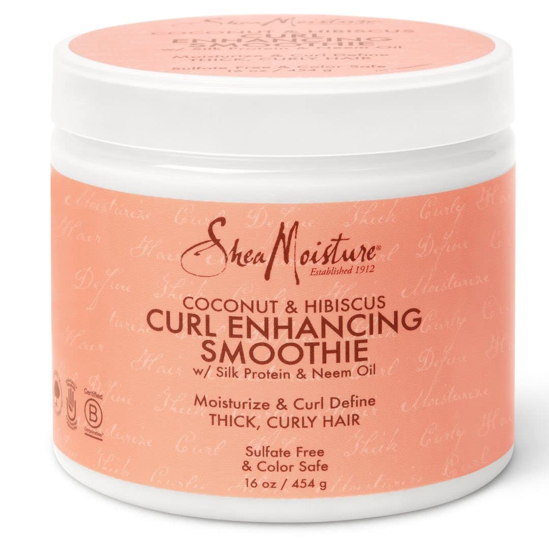 Shea Moisture - Coconut Hibiscus Curl Enhancing Smoothie (MAXI FORMAT) - Colorful Black