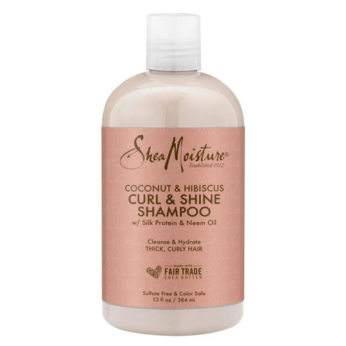 Shea Moisture - Coconut Hibiscus Curl & Shine Shampoo (Shampoing) - Colorful Black