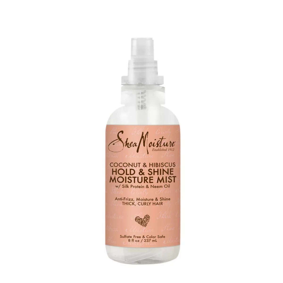 Shea Moisture - Coconut Hibiscus Hold & Shine Moisture Mist (Spray hydratant) - Colorful Black