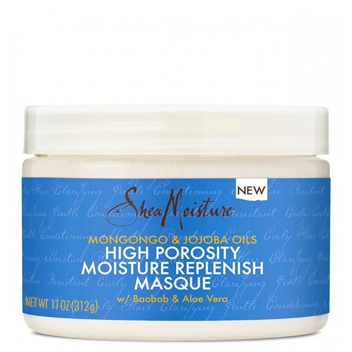 Le célèbre Mongongo & Hemp Seed Oils Masque de Shea Moisture. Un soin unique, créé pour réparer et revitaliser en profondeur vos cheveux bouclés secs et cassants.