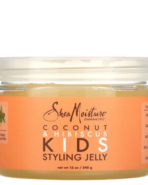 Coconut & Hibiscus Styling Jelly de Shea Moisture Kids va permettre de booster les boucles naturelles de votre enfant (ou de vous-même ?) Format généreux de 340g.