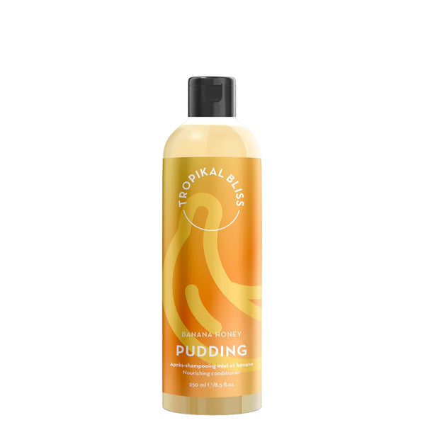 L'après-shampoing (conditioner) pour cheveux crépus et bouclés de Tropikal Bliss nourrie sans alourdir vos cheveux, démêle et les aide à retrouver toute leur vigueur