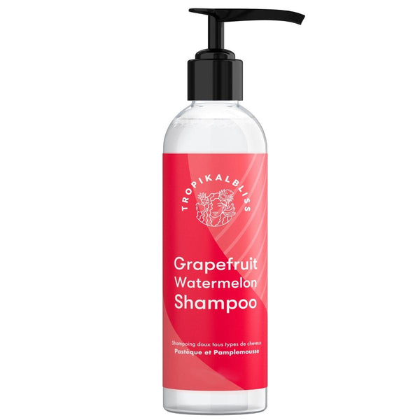 Le shampoing Tropikalbliss pour cheveux crépus et bouclés convient aux cuirs chevelus sensibles, secs, irrités. Il nettoie en douceur le cuir chevelu et les cheveux.