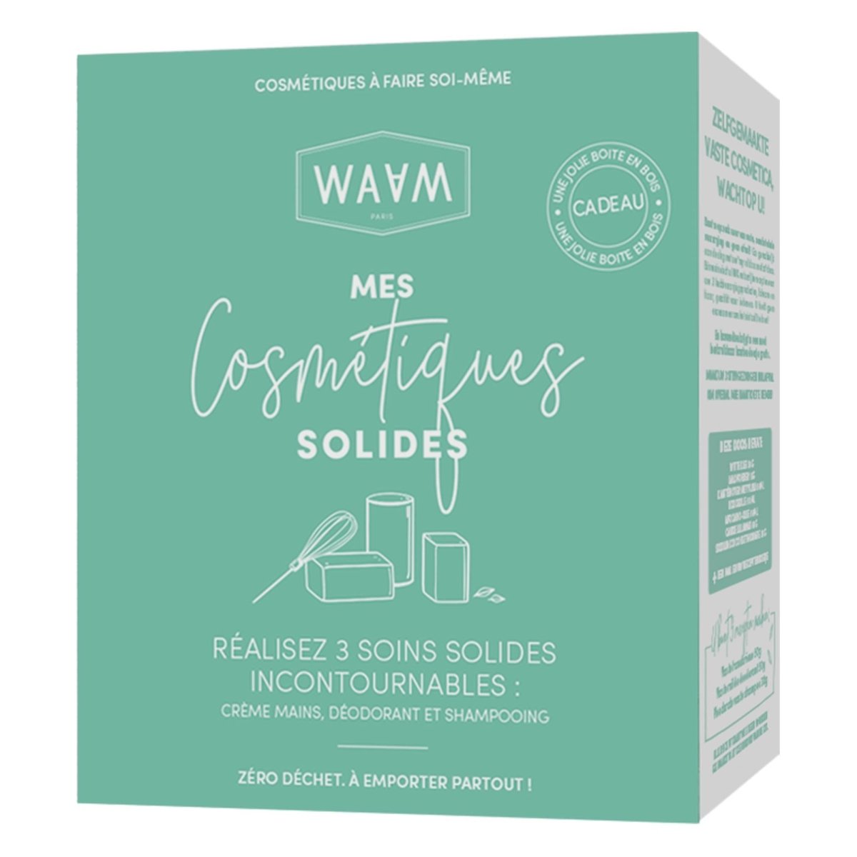 WAAM - Coffret "Mes cosmétiques solides" - Colorful Black