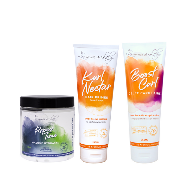 Loly's Secrets - PACK Wash &amp; Go Basics Kurl Nectar - 3 productos