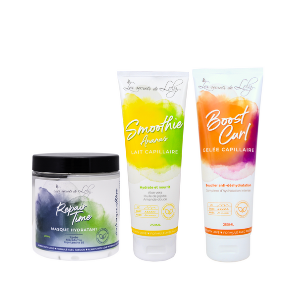 Les Secrets de Loly - PACK Wash &amp; Go Basics Batido de Piña - 3 productos