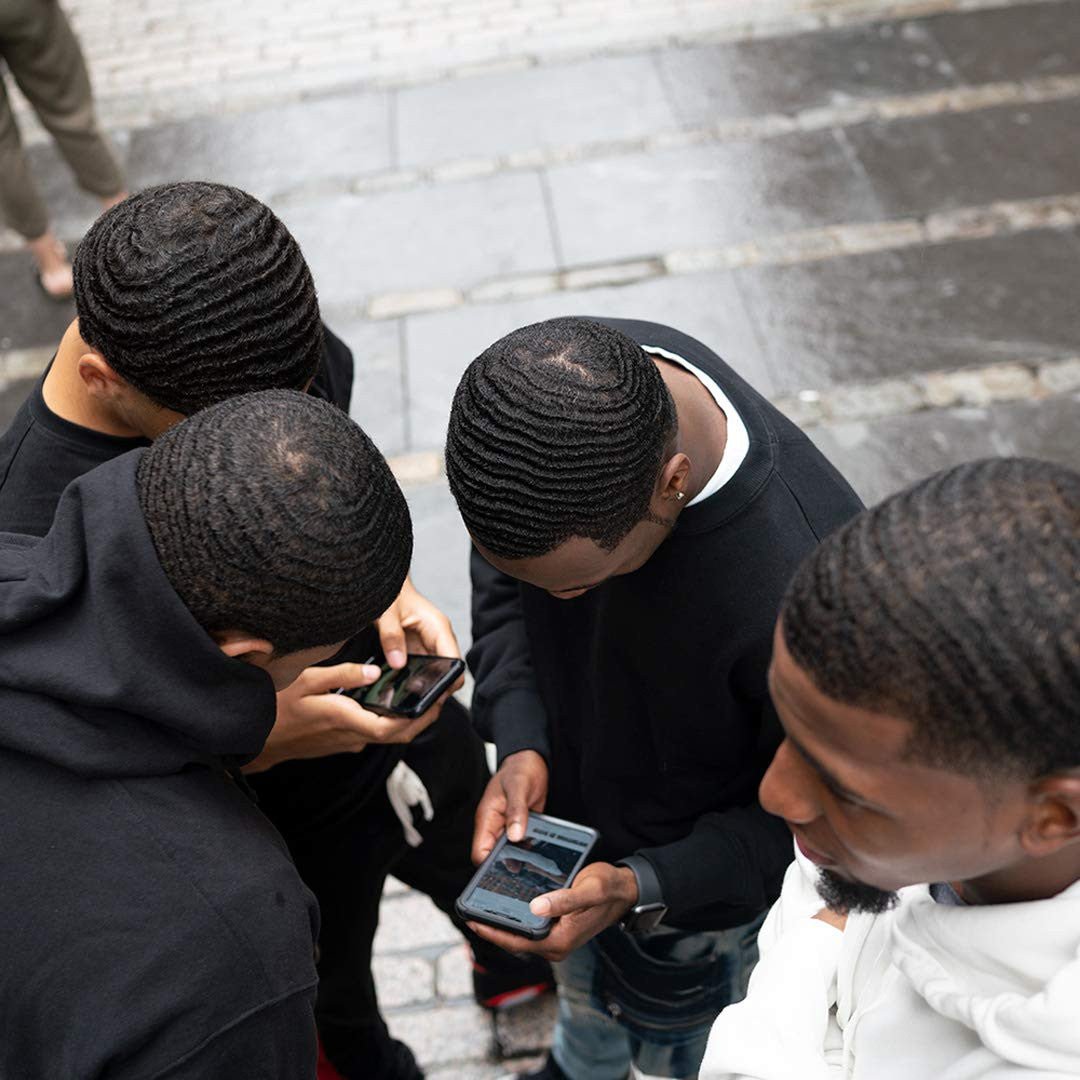 WaveBuilder - Durag (modèle 192) - Noir - Colorful Black